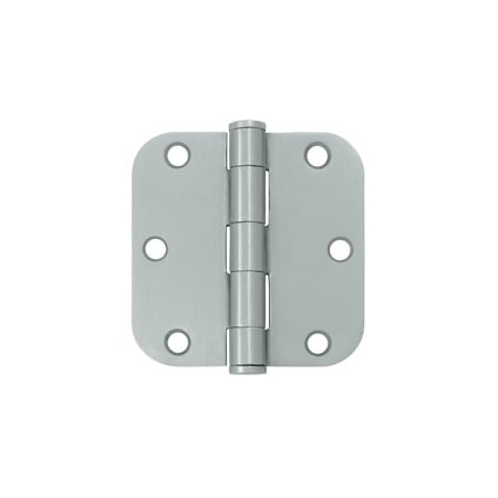 S35R5HD26D Heavy Duty 5/8 Radius Hinge Brushed Chrome, 10PK